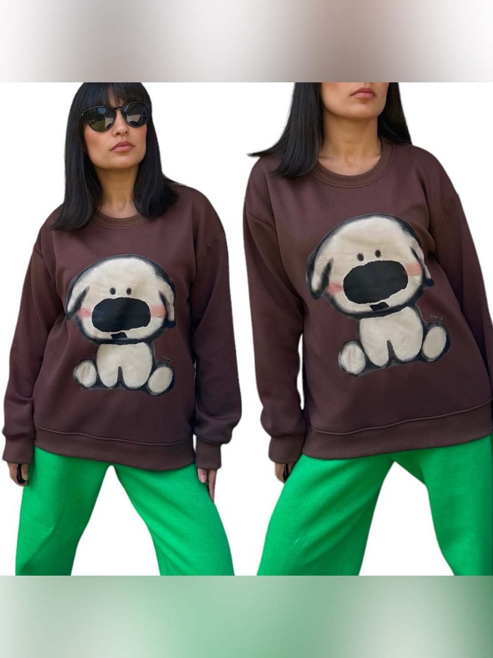 Brown Dog Graphic Pet Sweatshirt - Unbranded - Picture 4 of 4
